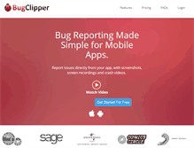 Tablet Screenshot of bugclipper.com